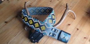 Knivbälte på renhorn